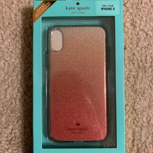 Kate Spade iPhone X/XS Glitter Case